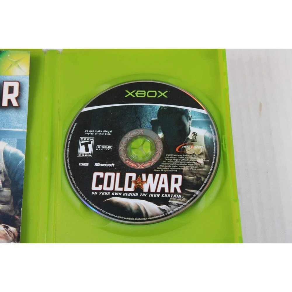 Cold War (Microsoft Xbox, 2005) Complete Tested, authentic